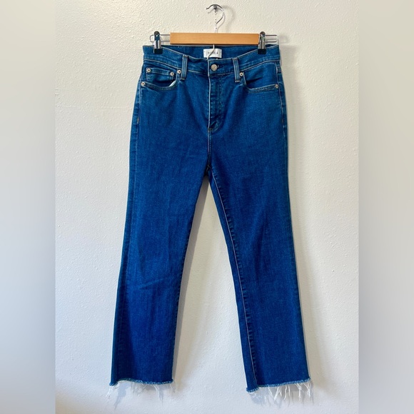 Pistola High Rise Raw Hem Straight Leg Jean - Size 27 - Picture 6 of 12